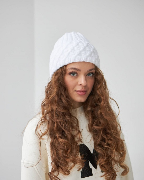 Зимова шапка для дівчинки арт. 3383-4