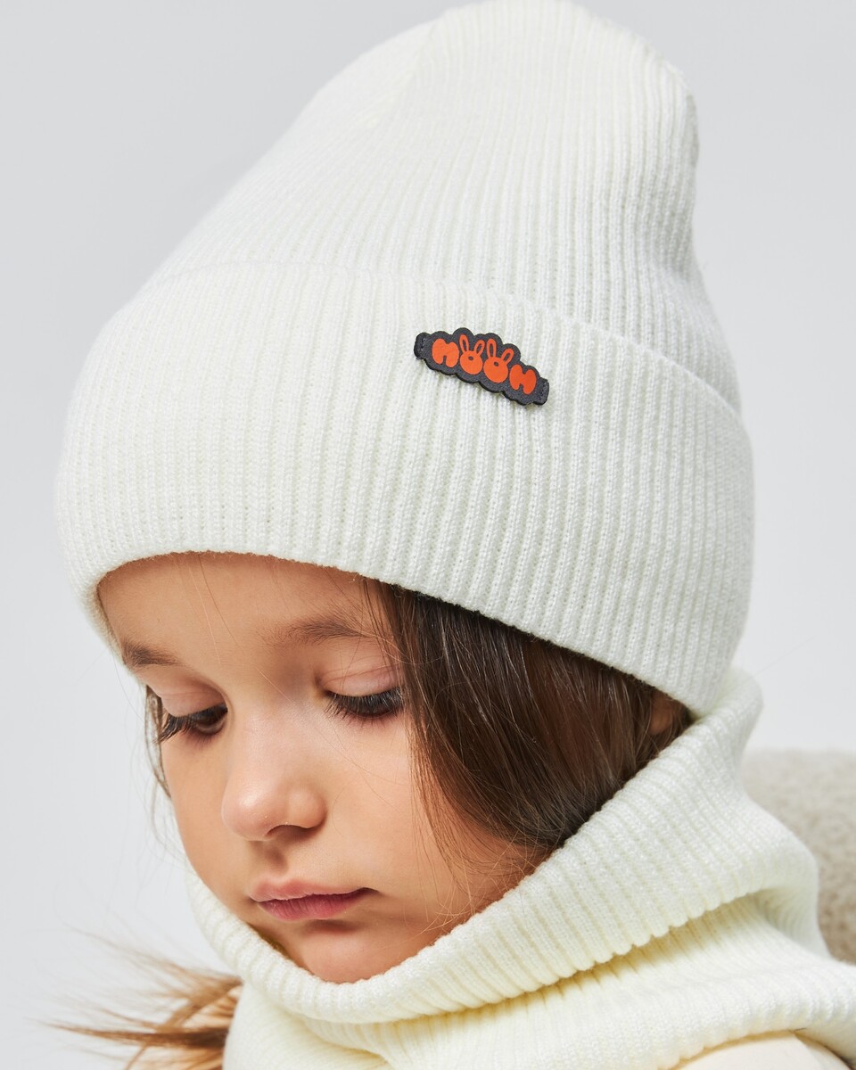 Комплект зимній шапка та хомут для дівчат