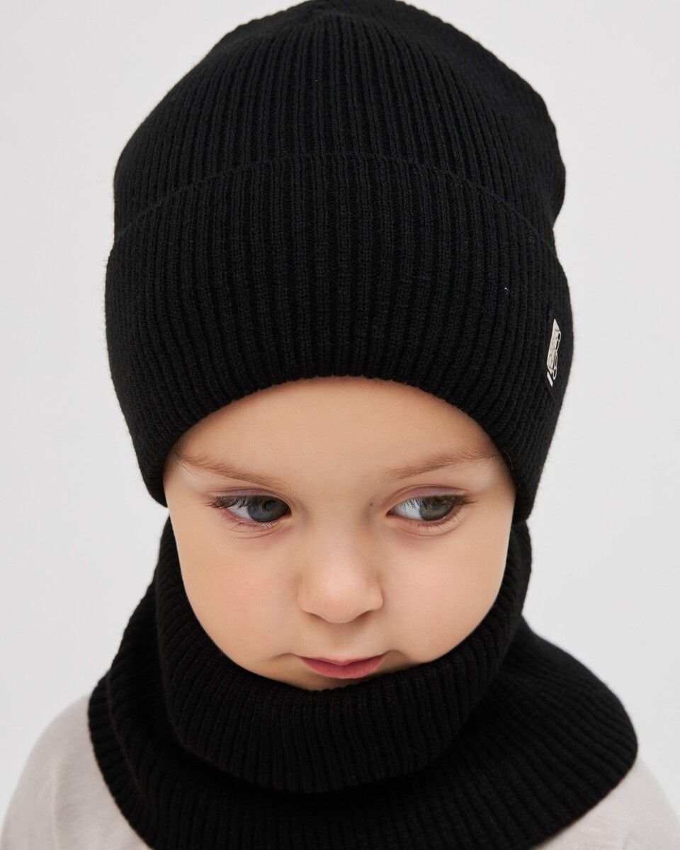 Комплект зимній шапка та хомут для хлопчиків