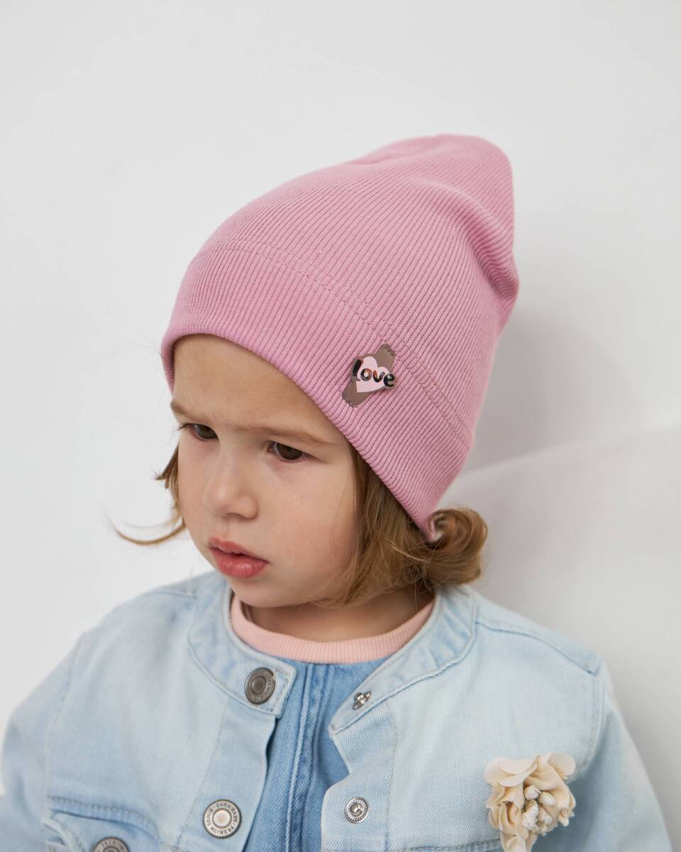 Шапка двошарова для дівчаток арт. 3477-3