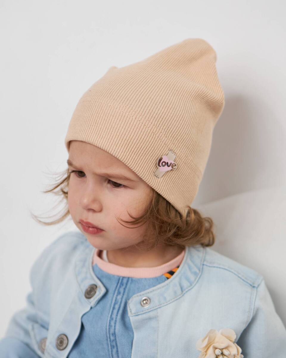 Шапка двошарова для дівчаток арт. 3477-5