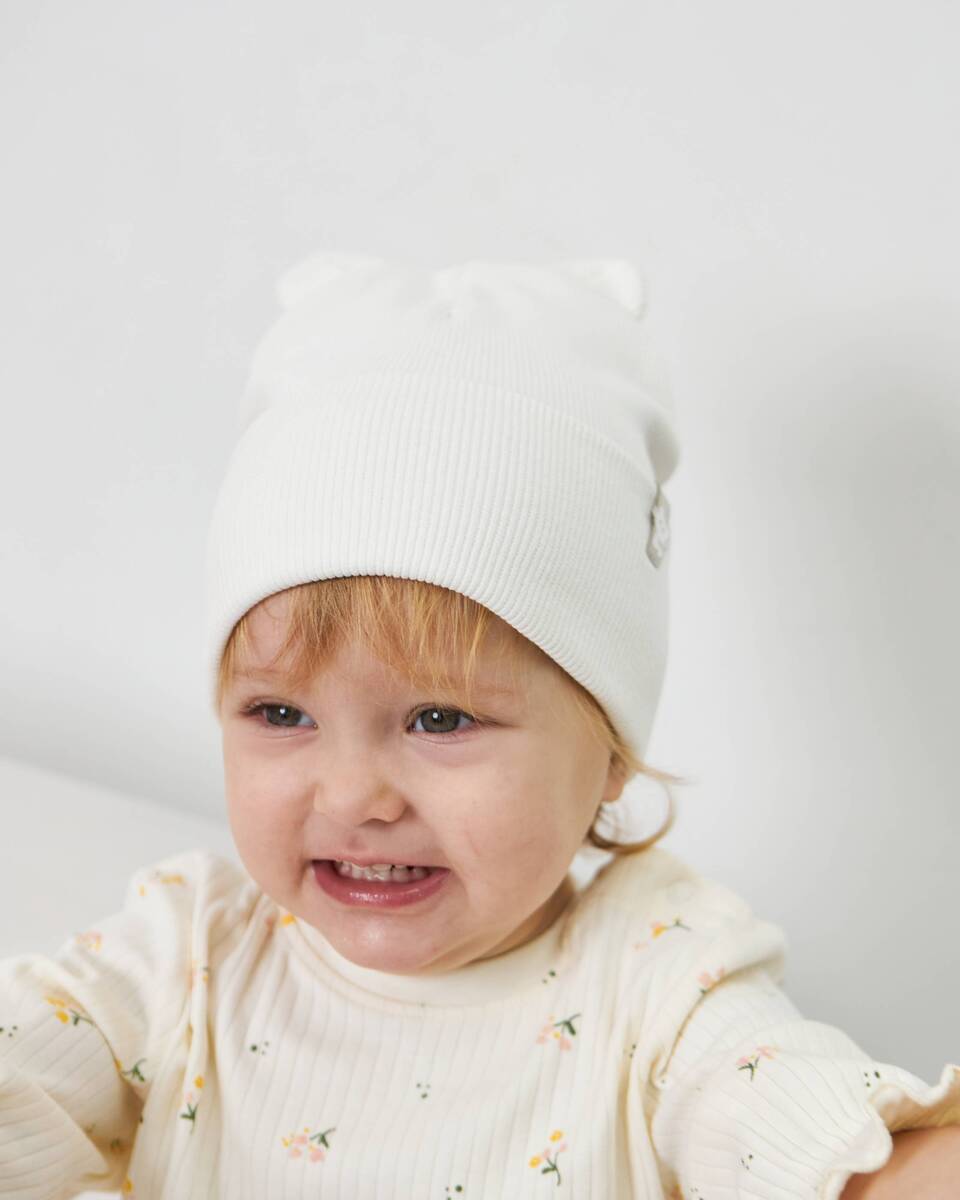 Шапка двошарова з вушками для дівчаток арт. 3435-5