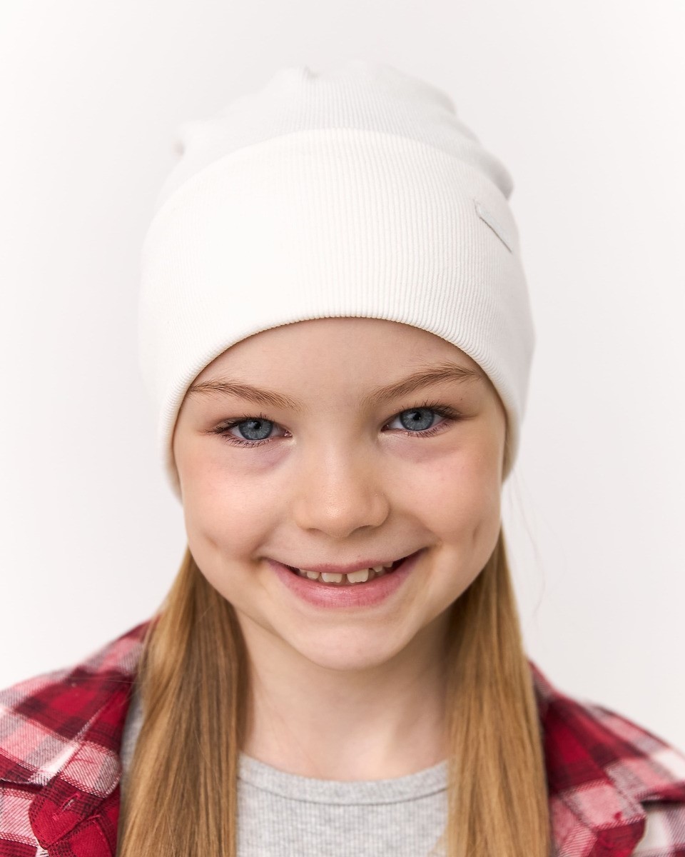 Шапка для дівчинки на весну-осінь оптом - Артикул 3668-3