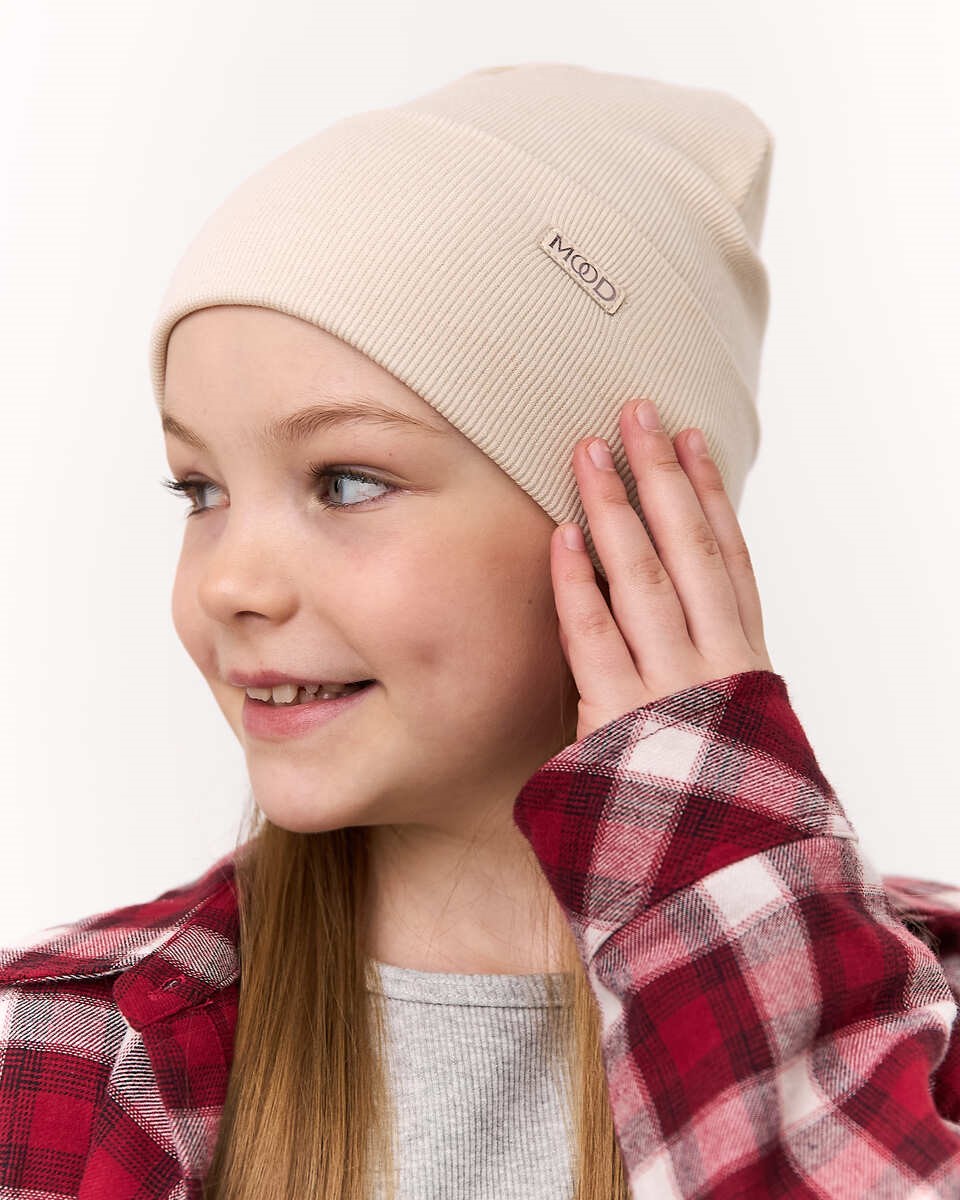 Шапка для дівчинки на весну-осінь оптом - Артикул 3668-4