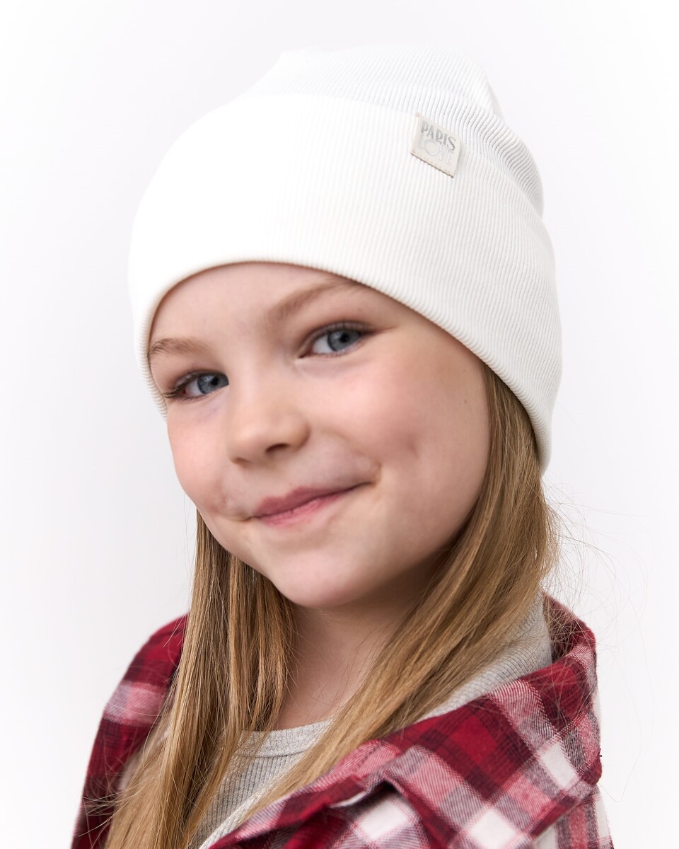 Шапка для дівчинки на весну-осінь оптом - Артикул 3670-2