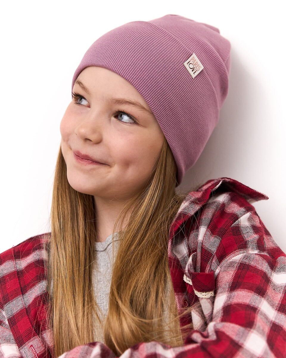 Шапка для дівчинки на весну-осінь оптом - Артикул 3670-5