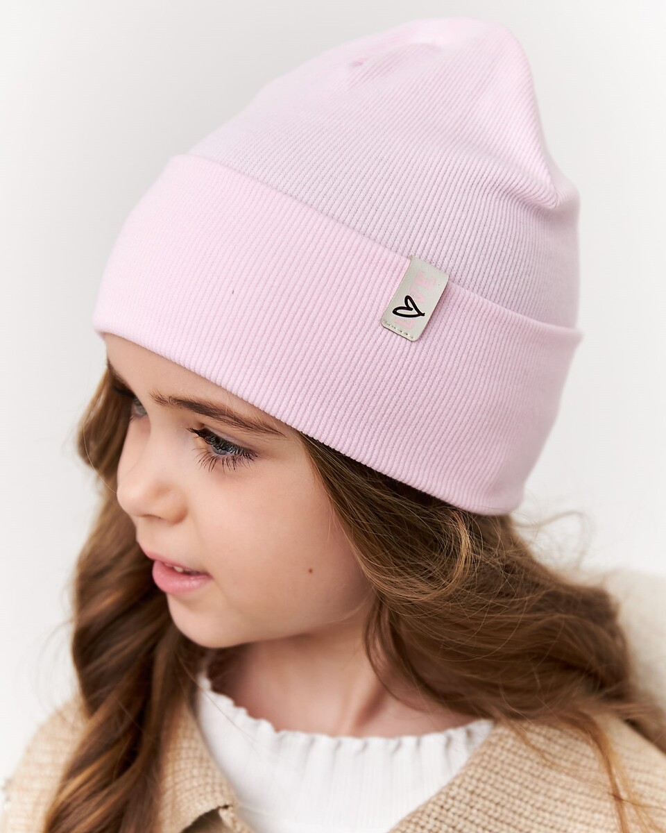 Шапка для дівчинки на весну-осінь оптом - Артикул 3671-2