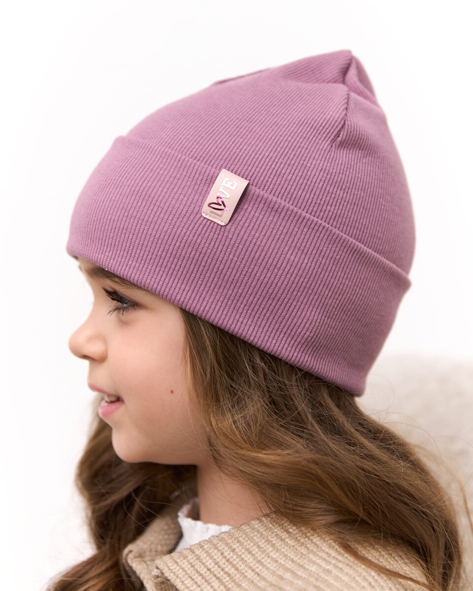 Шапка для дівчинки на весну-осінь оптом - Артикул 3671-4