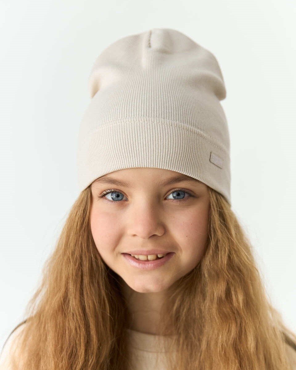 Шапка для дівчинки на весну-осінь оптом - Артикул 3674-2