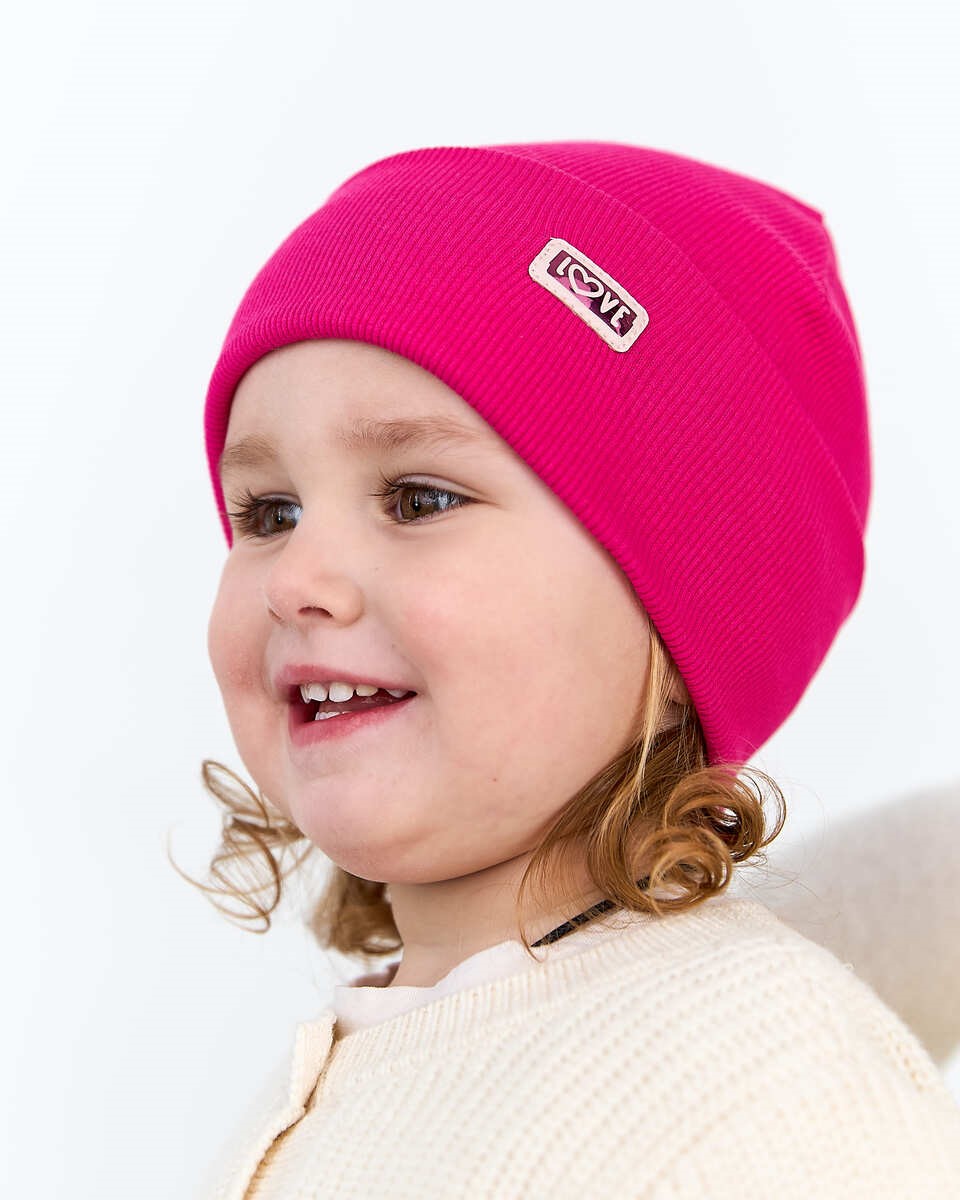 Шапка для дівчинки на весну-осінь оптом - Артикул 3677-4