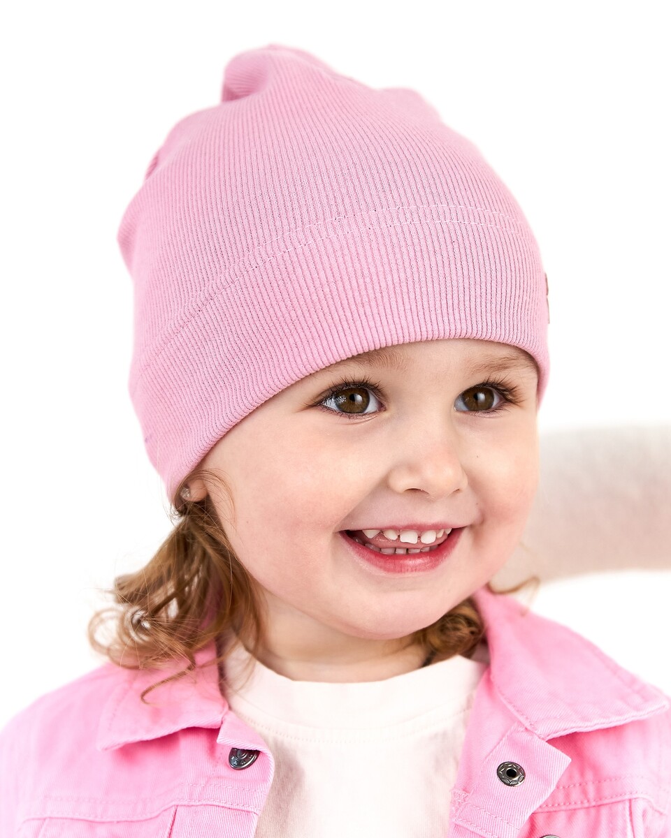 Шапка для дівчинки на весну-осінь оптом - Артикул 3704-5