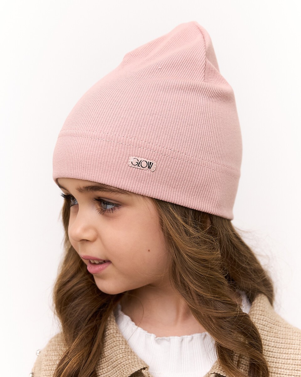 Шапка для дівчинки на весну-осінь оптом - Артикул 3706-3