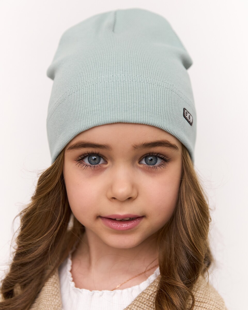 Шапка для дівчинки на весну-осінь оптом - Артикул 3706-4