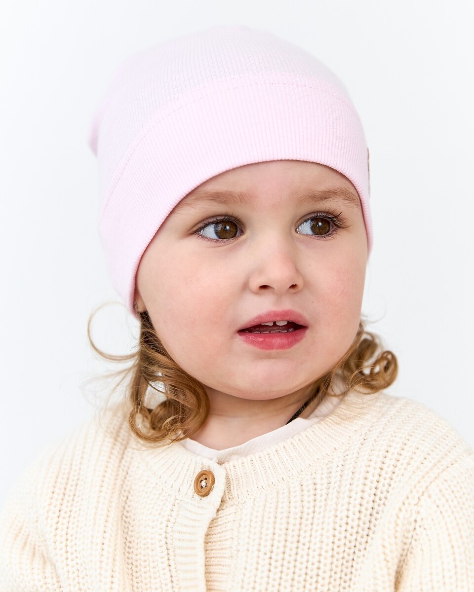 Шапка одношарова для дівчаток