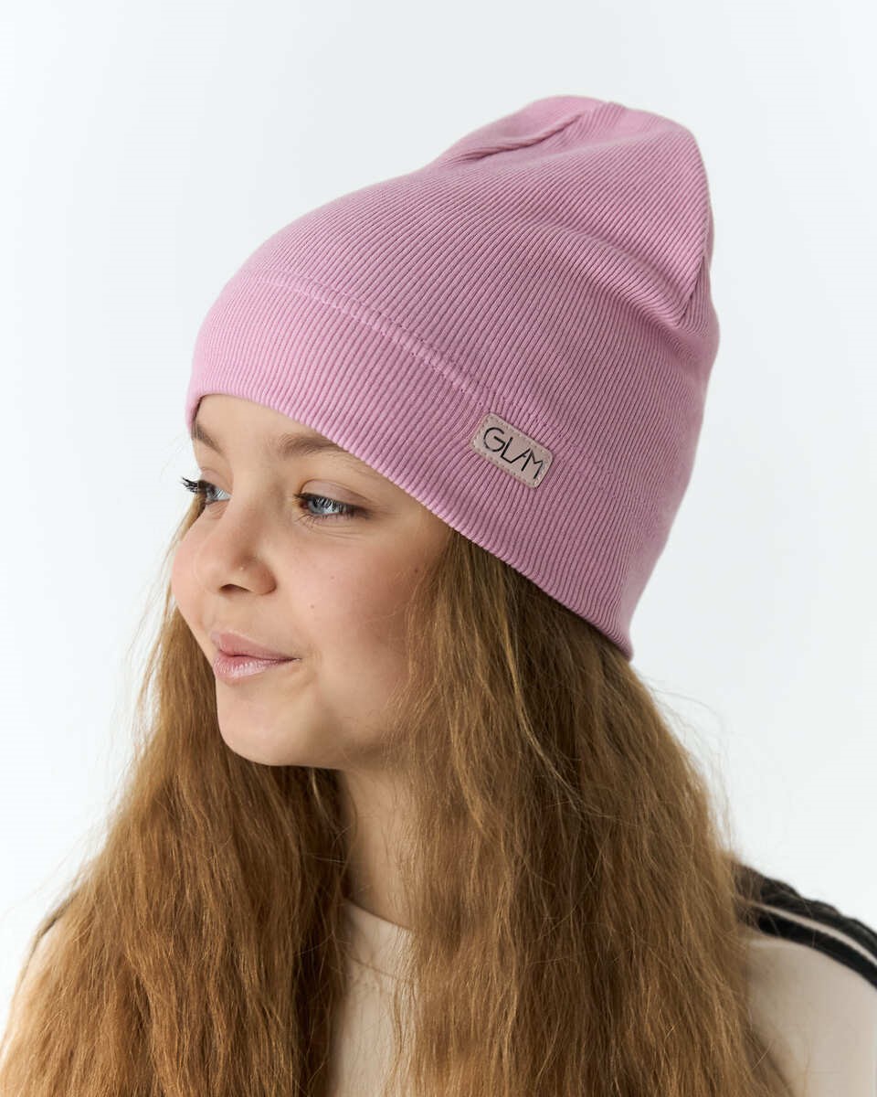 Шапка одношарова для дівчаток