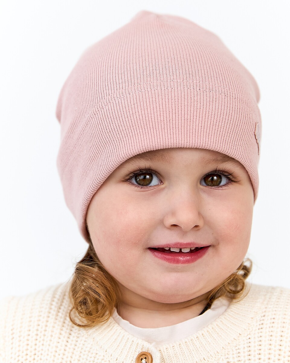 Шапка одношарова для дівчаток