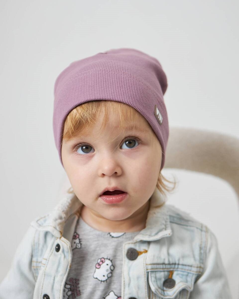 Шапка одношарова для дівчаток арт. 3469-1