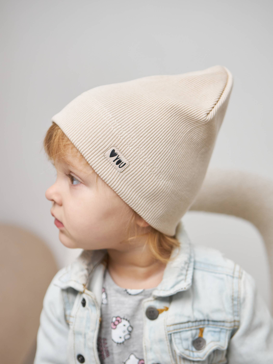 Шапка одношарова для дівчаток арт. 3469-2