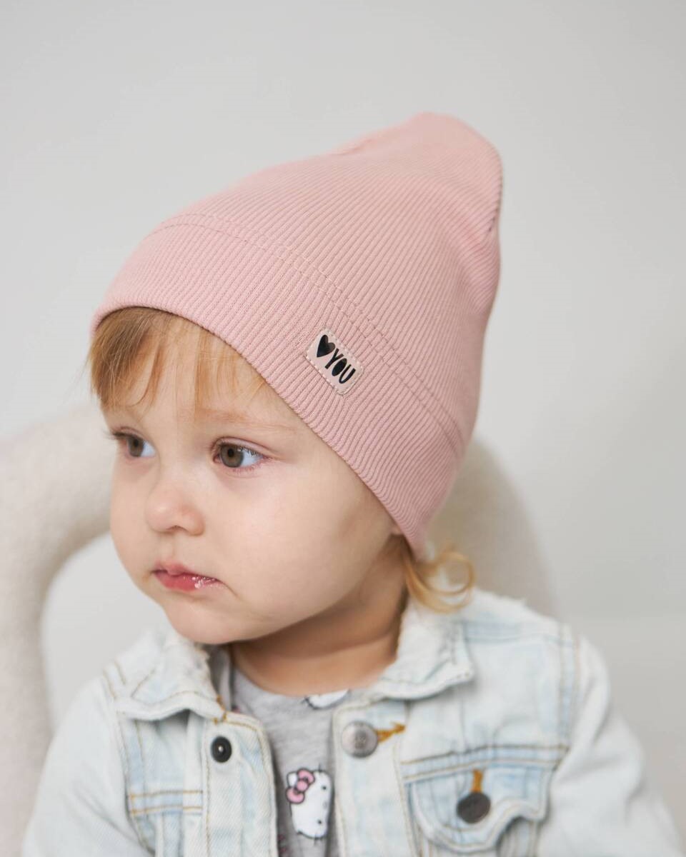 Шапка одношарова для дівчаток арт. 3469-5