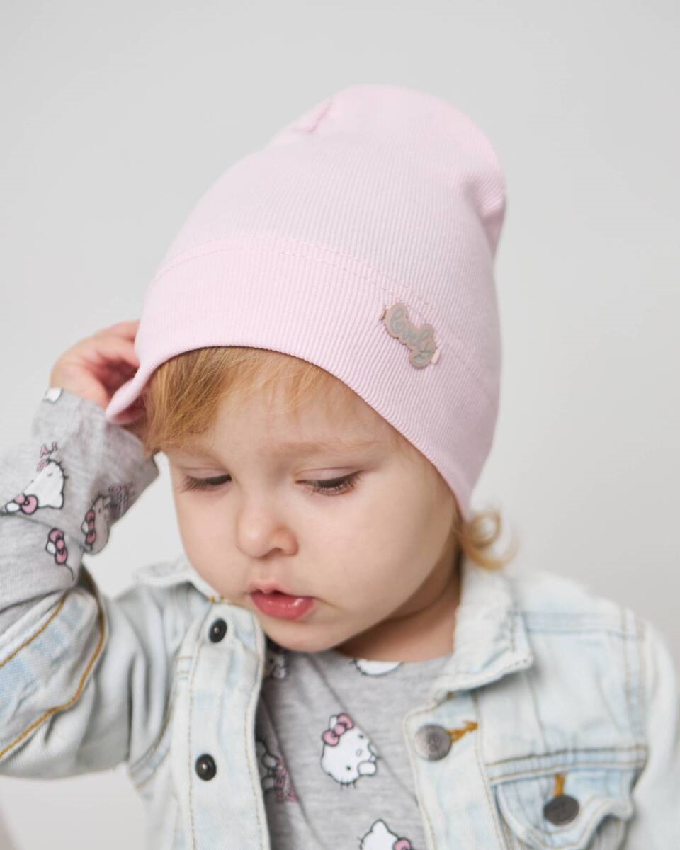 Шапка одношарова для дівчаток арт. 3472-2