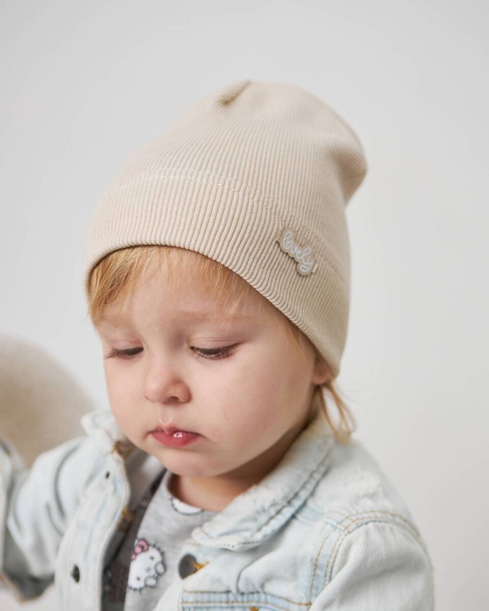 Шапка одношарова для дівчаток арт. 3472-5