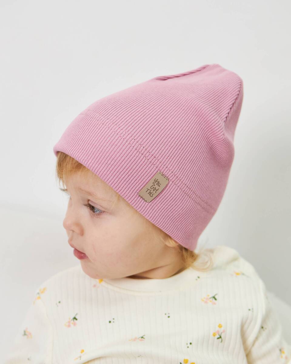 Шапка одношарова для дівчаток арт. 3474-3