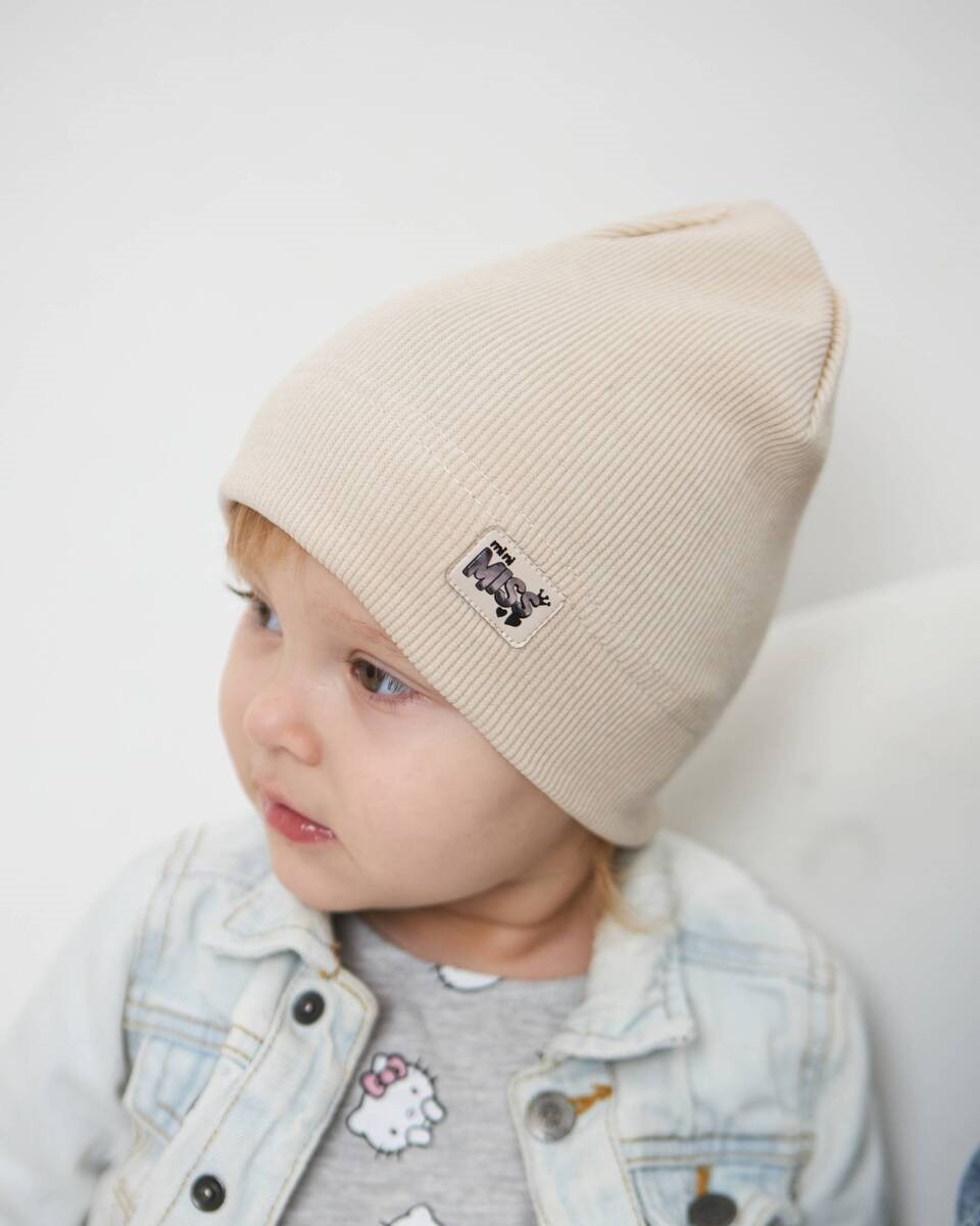 Шапка одношарова для дівчаток арт. 3478-1