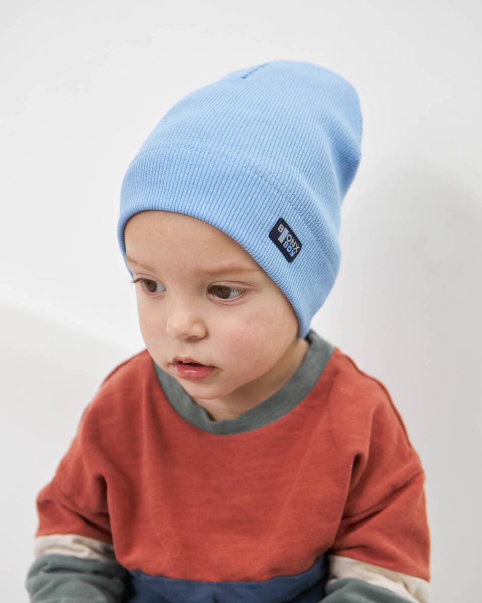 Шапка одношарова для хлопчиків арт. 3455-5