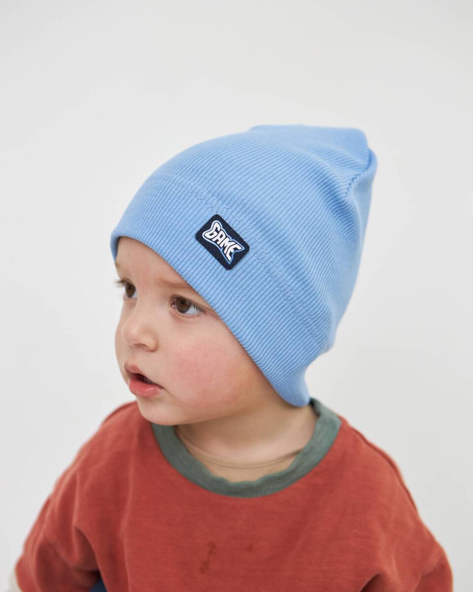 Шапка одношарова для хлопчиків арт. 3456-5