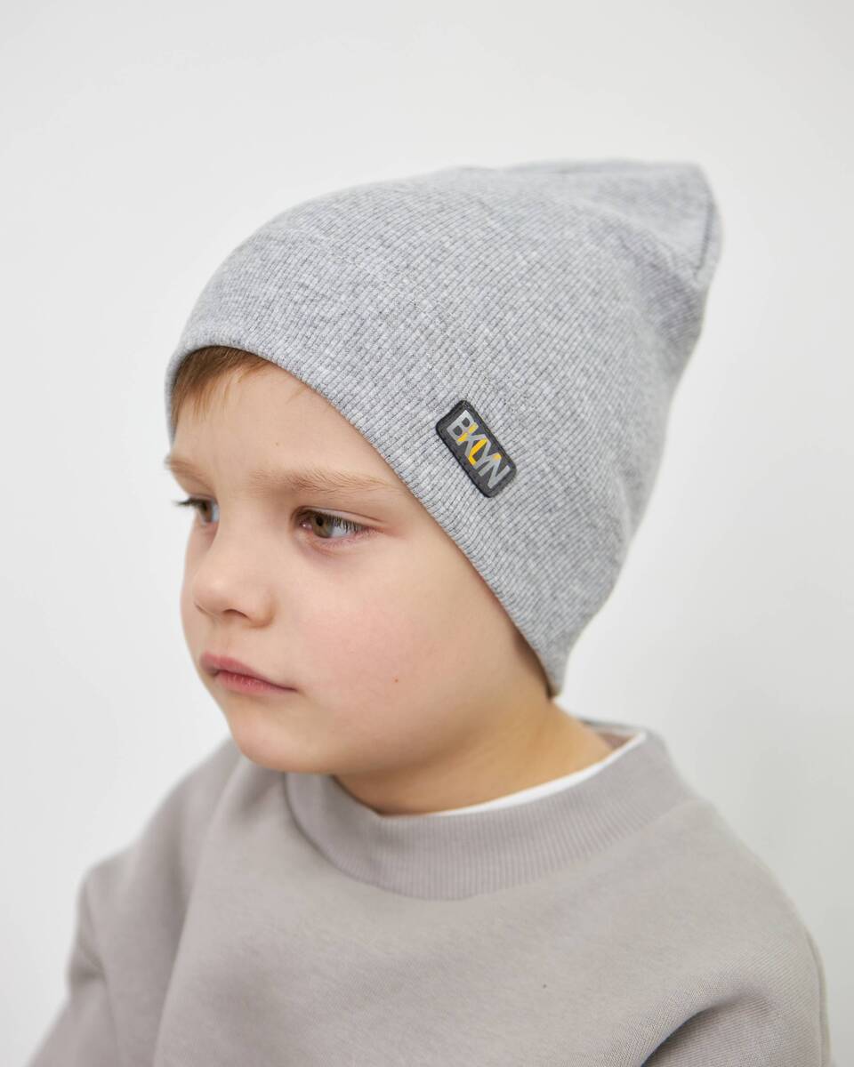 Шапка одношарова для хлопчиків арт. 3458-5