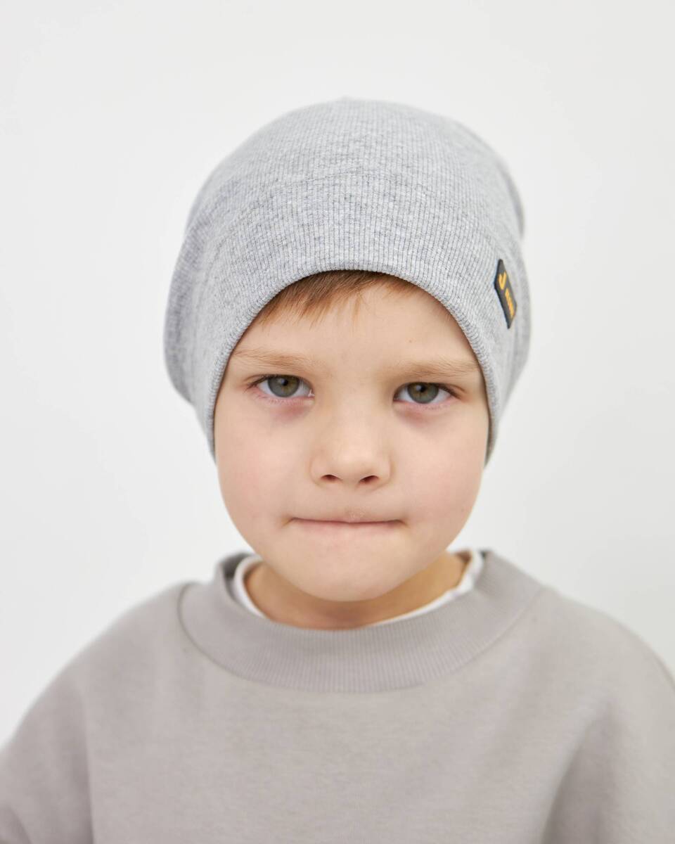 Шапка одношарова для хлопчиків арт. 3460-3