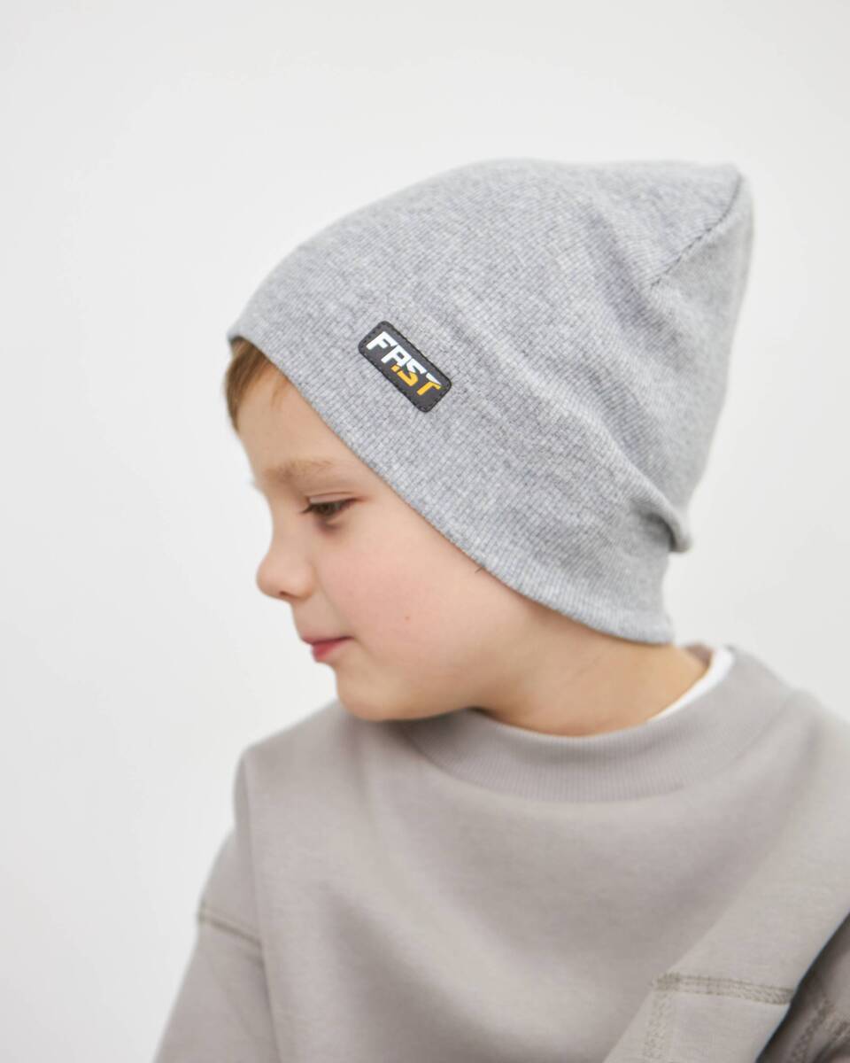 Шапка одношарова для хлопчиків арт. 3461-3