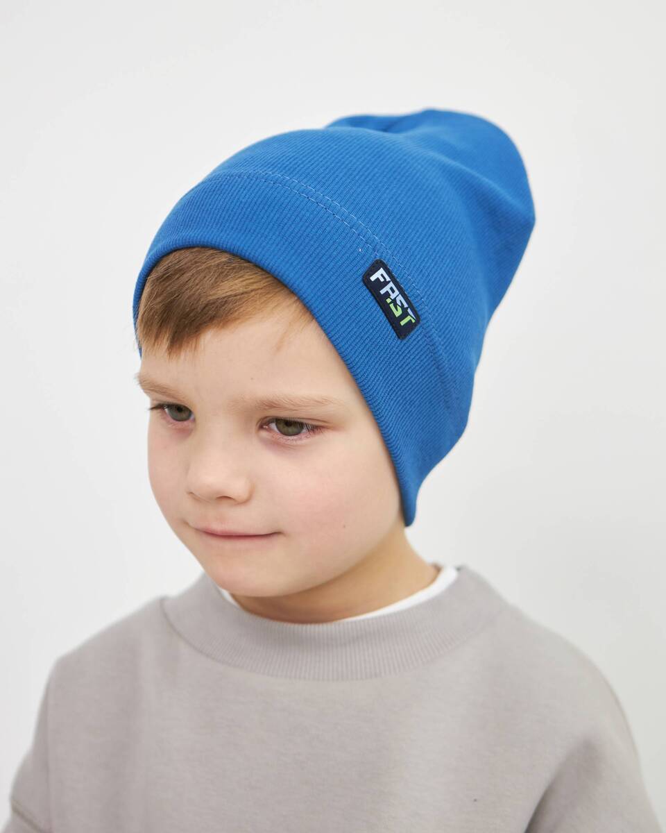 Шапка одношарова для хлопчиків арт. 3461-5