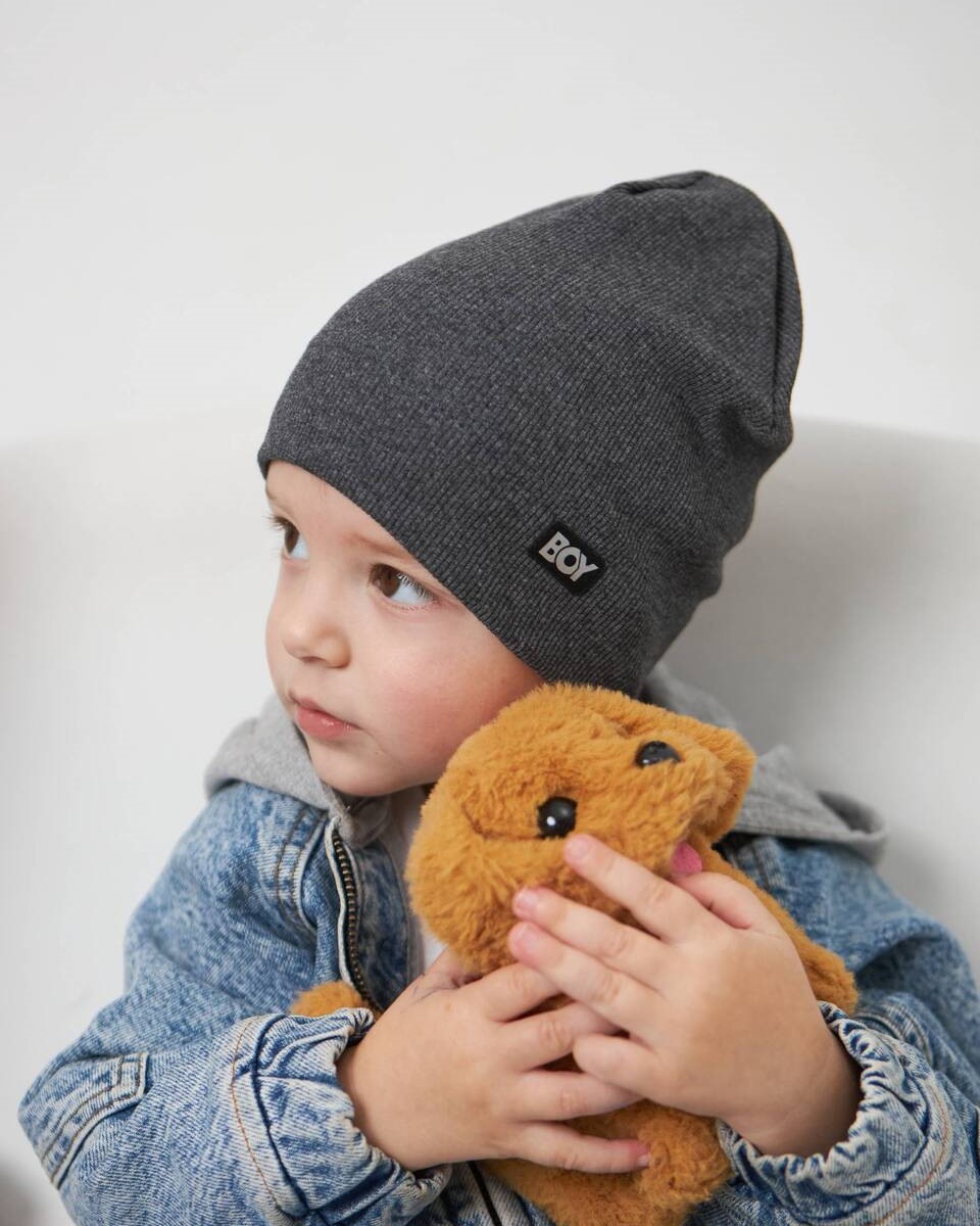 Шапка одношарова для хлопчиків арт. 3462-5