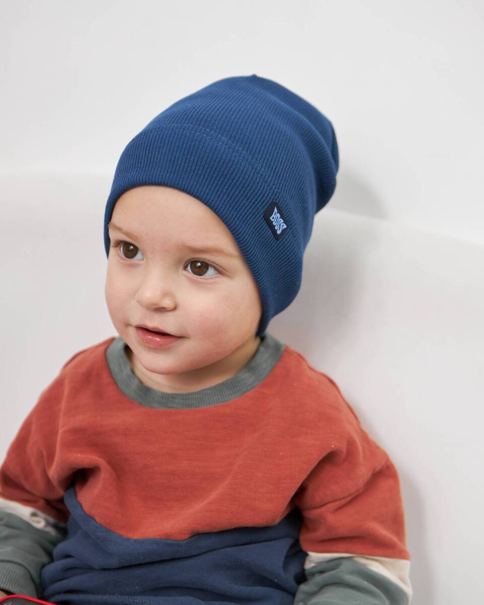 Шапка одношарова для хлопчиків арт. 3467-3