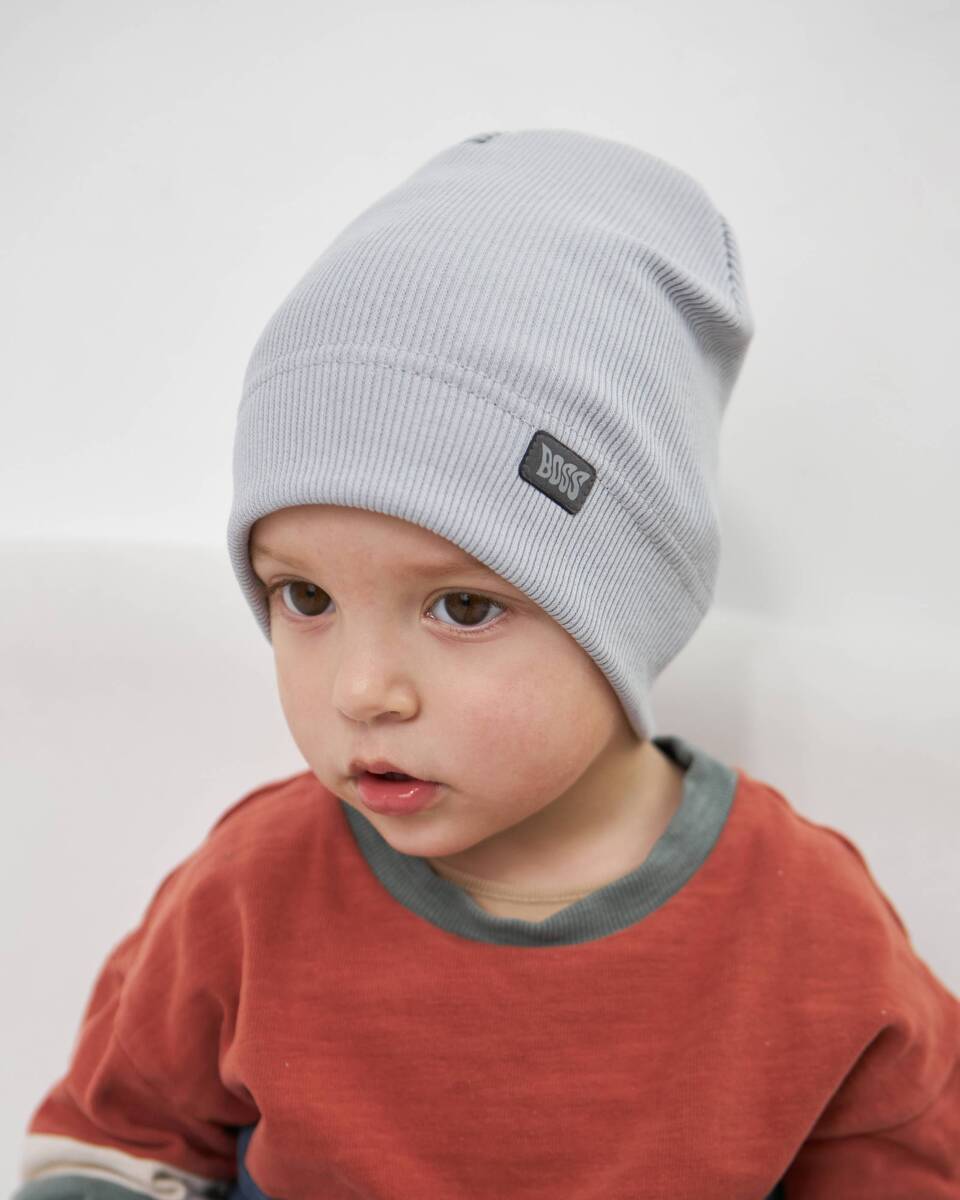 Шапка одношарова для хлопчиків арт. 3467-4