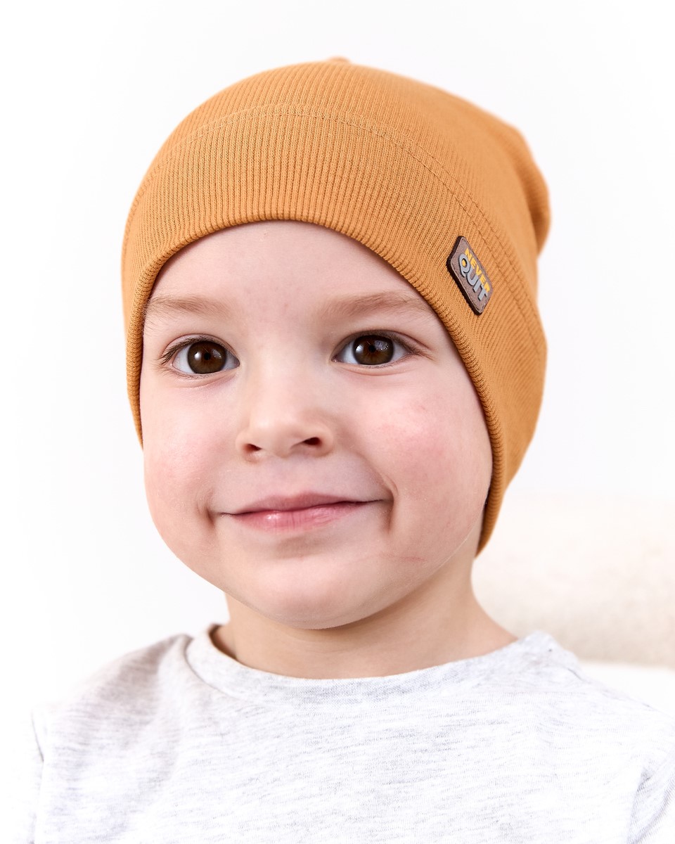 Шапка одношарова для хлопчиків арт. 3679-2