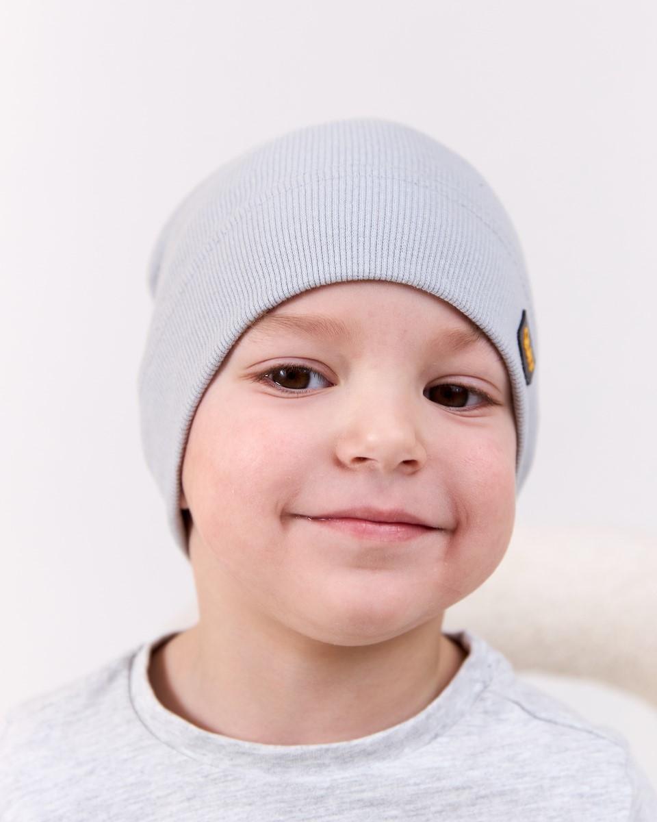 Шапка одношарова для хлопчиків арт. 3679-3