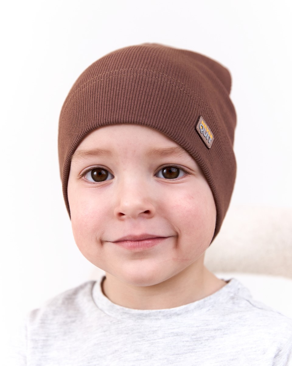 Шапка одношарова для хлопчиків арт. 3679-4