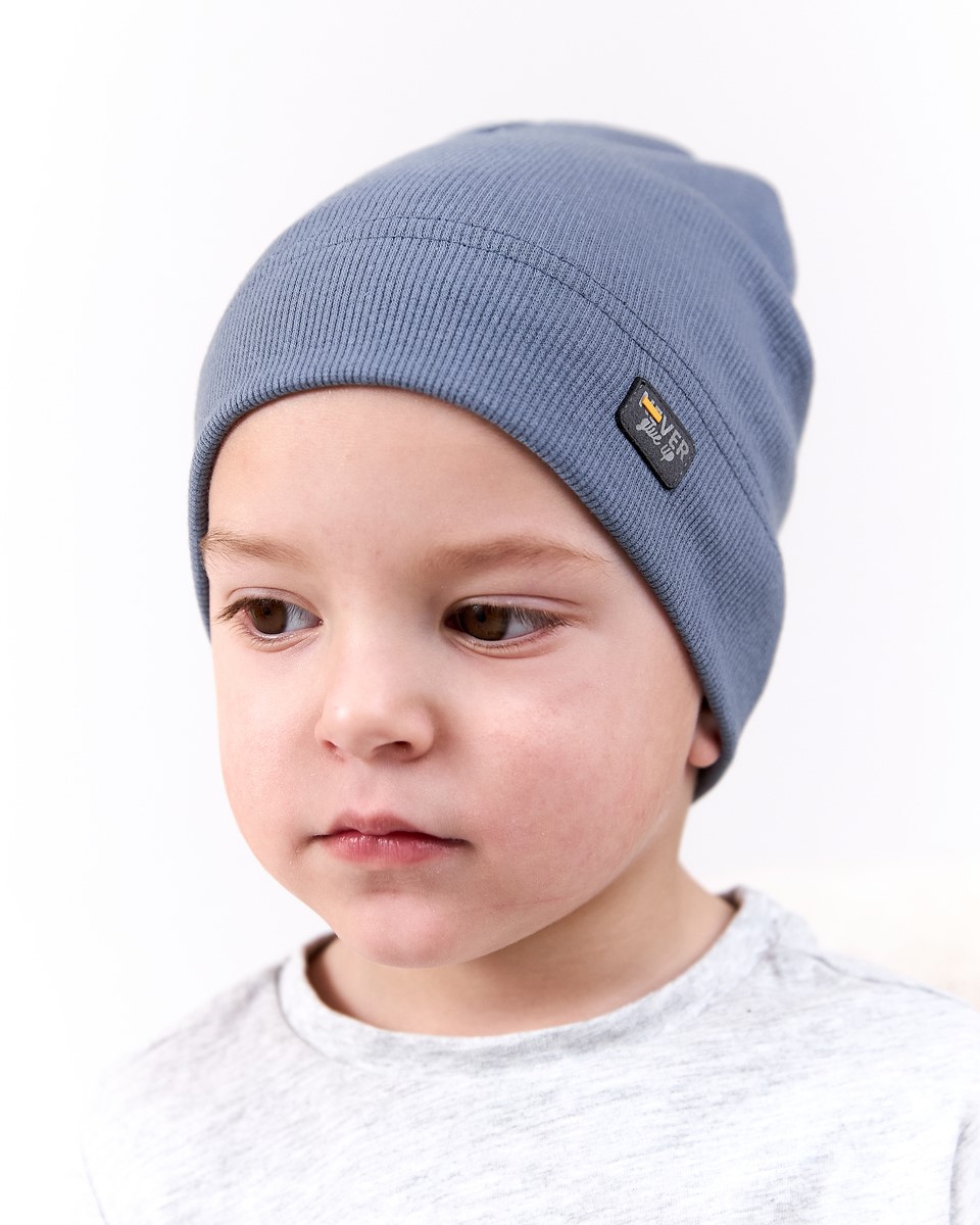 Шапка одношарова для хлопчиків арт. 3680-4