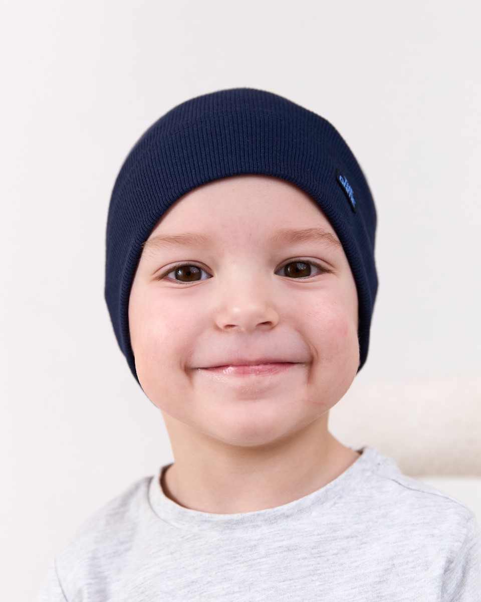 Шапка одношарова для хлопчиків арт. 3681-4