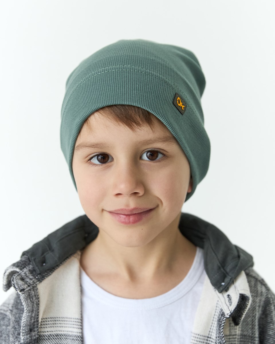 Шапка одношарова для хлопчиків арт. 3682-4
