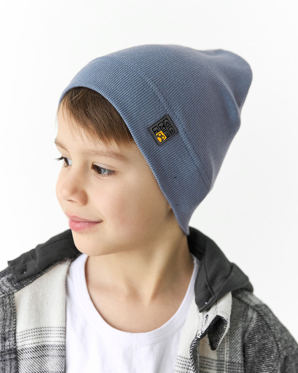 Шапка одношарова для хлопчиків арт. 3683-2
