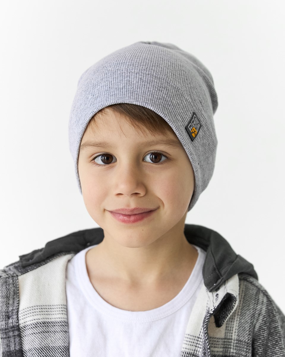 Шапка одношарова для хлопчиків арт. 3683-3