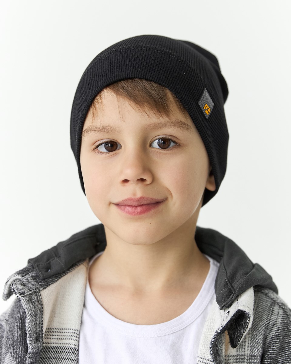 Шапка одношарова для хлопчиків арт. 3683-4