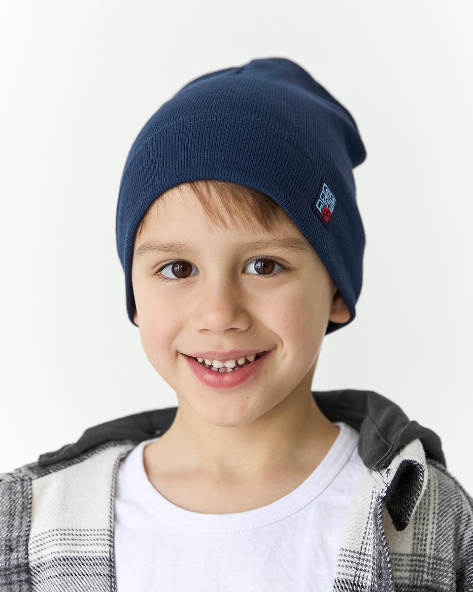 Шапка одношарова для хлопчиків арт. 3683-5