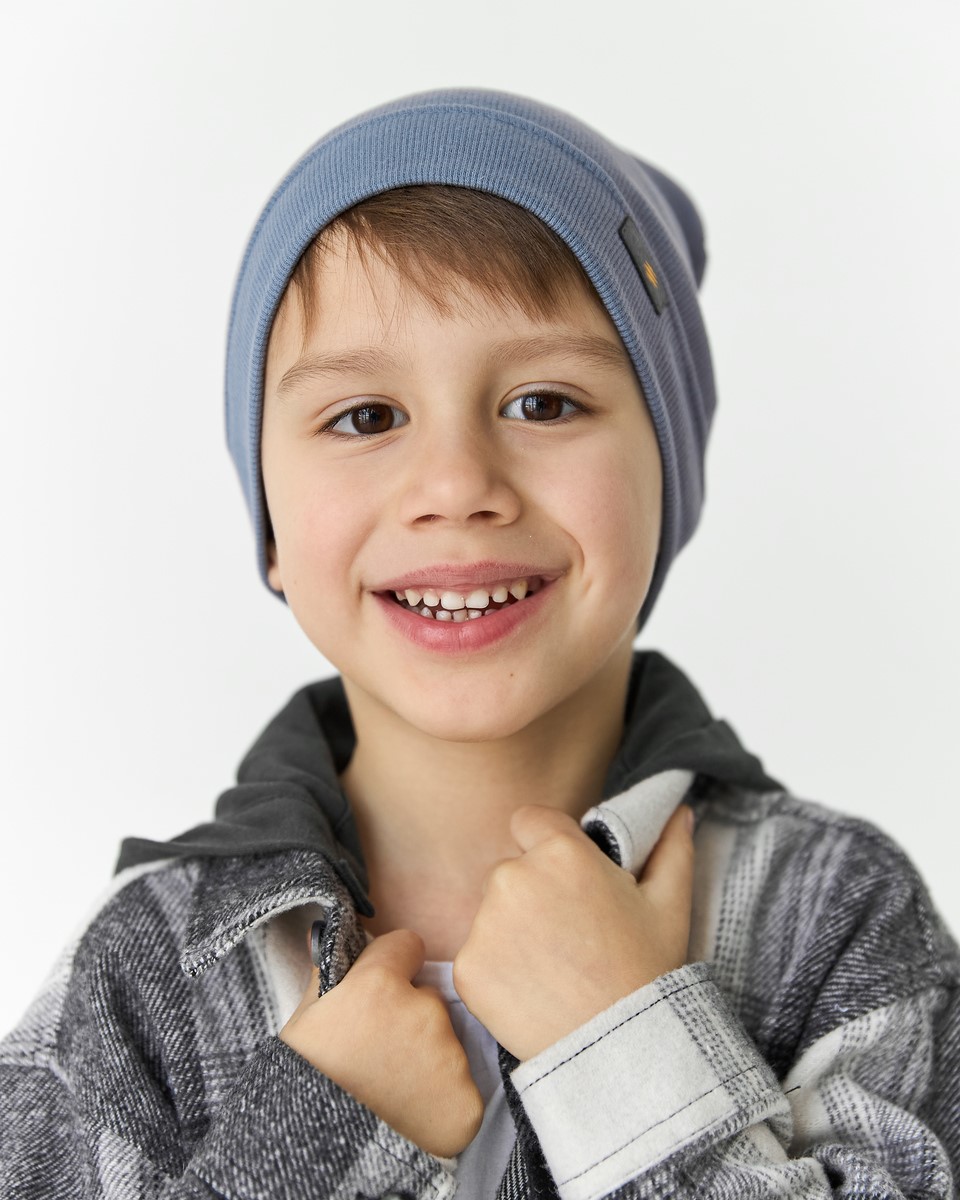 Шапка одношарова для хлопчиків арт. 3684-2