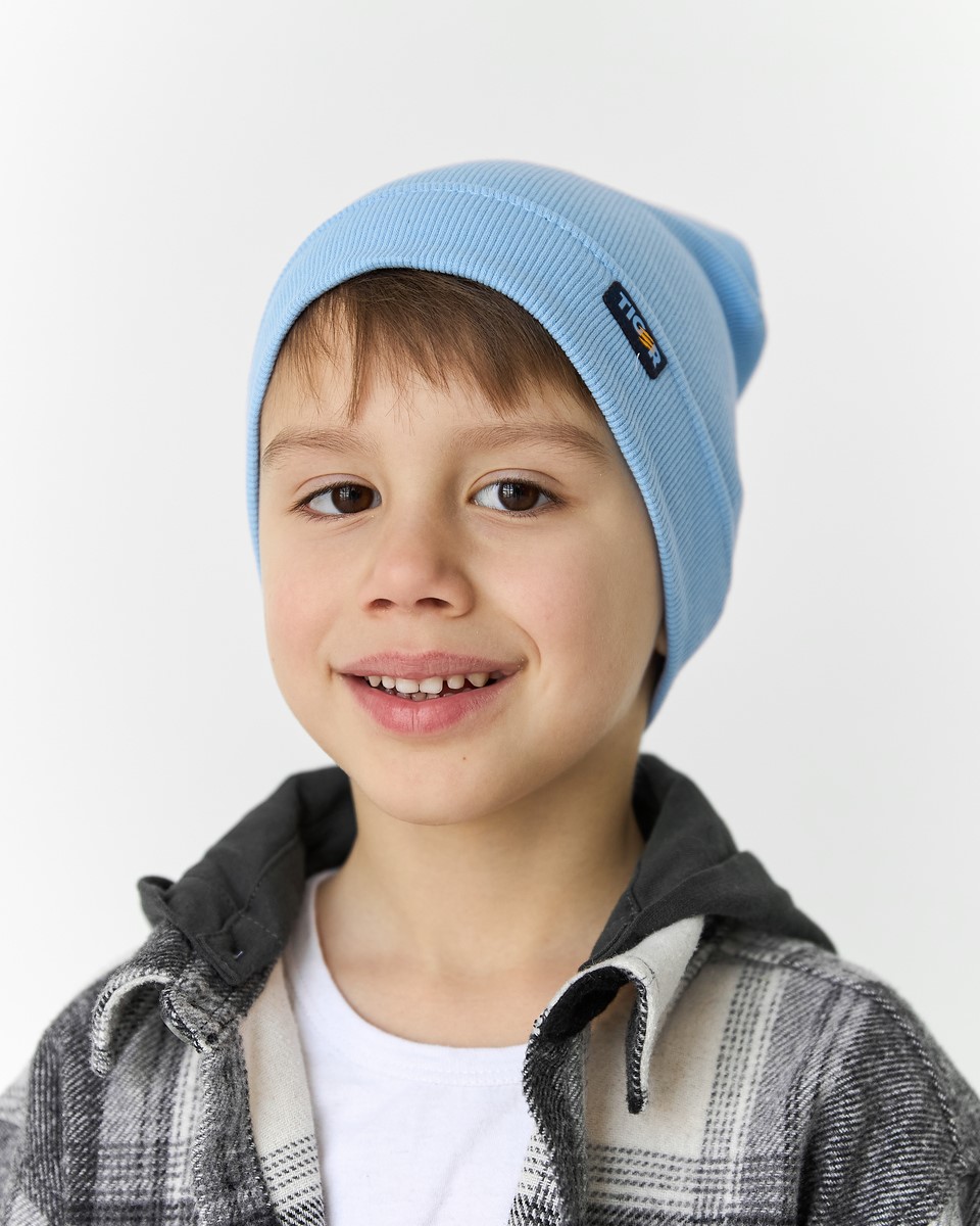 Шапка одношарова для хлопчиків арт. 3684-3