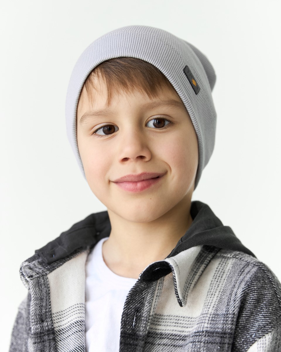 Шапка одношарова для хлопчиків арт. 3684-4
