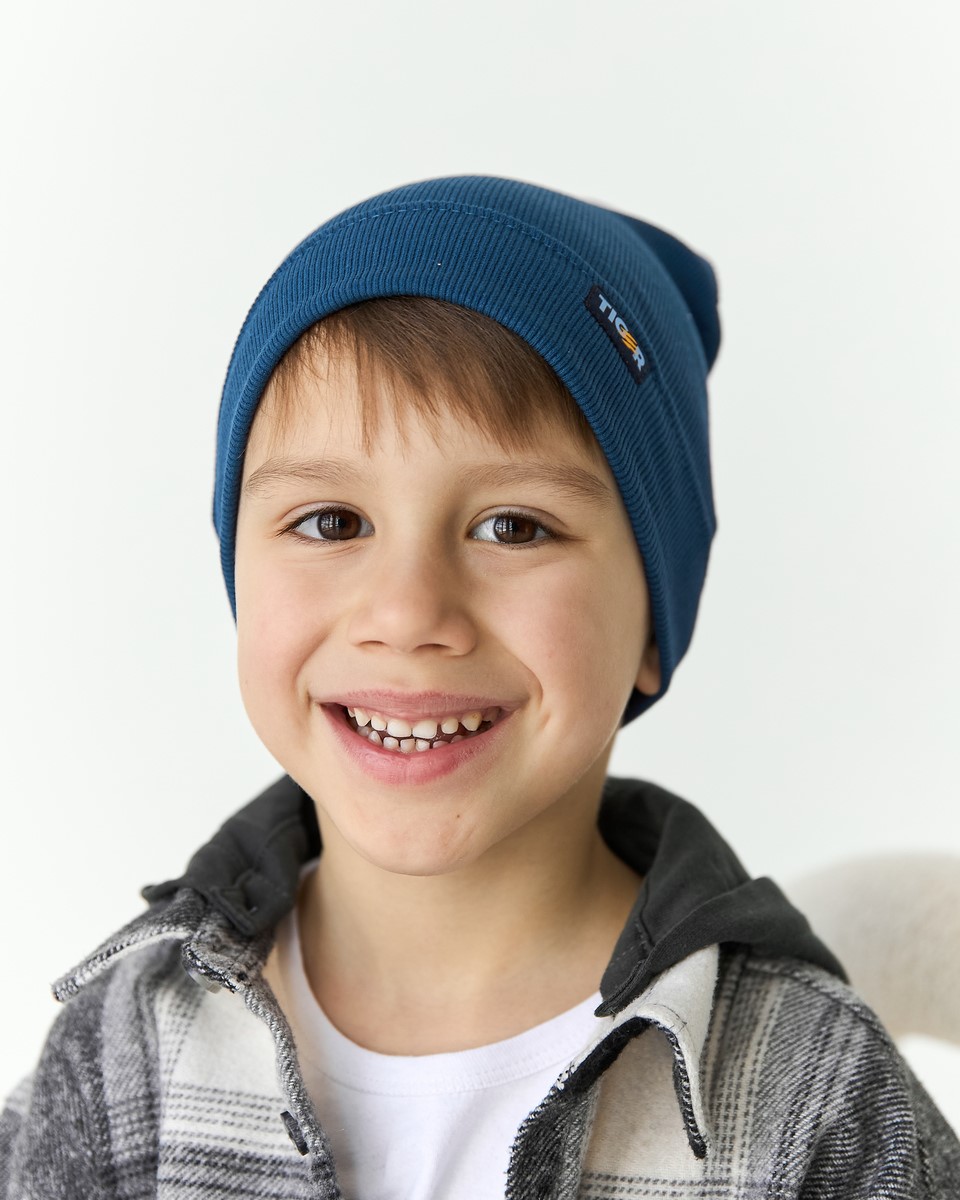 Шапка одношарова для хлопчиків арт. 3684-5